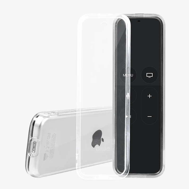 Чехлы с пультом дистанционного управления для Apple tv 4K 4-го 5-го поколения 4 Siri SIKAI силиконовые светящиеся Противоударные Защитные чехлы с защитой от потери - Цвет: one piece white