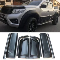 exterior auto accessories door trims plate cover door covers car styling fit for nissan navara np300 2015 2018 pickup car parts
