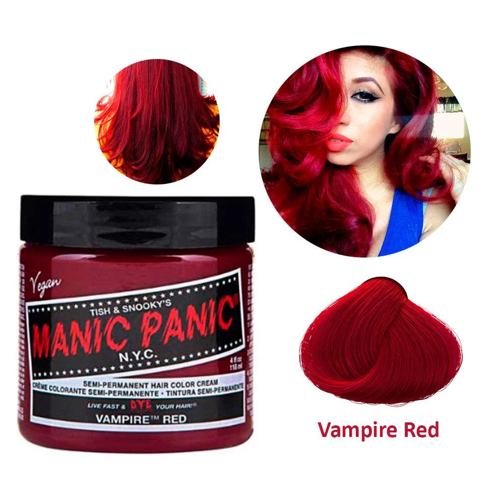 MANIC PANIC краска для волос, Маник Паник Vampire Red красный 118 мл. 