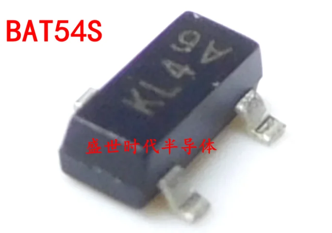 

Mxy Schottky diode BAT54S KL4 0.2 A/v SOT23 30 (100PCS/lot)