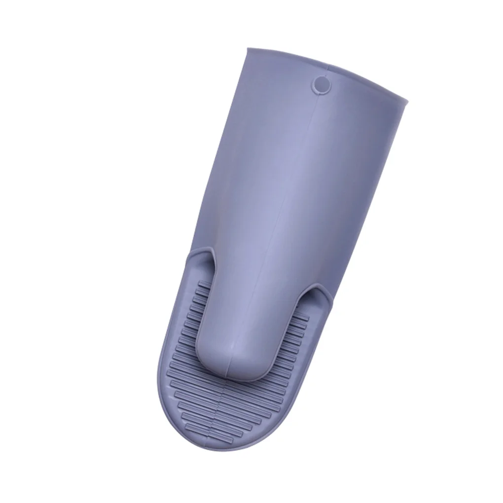 

1Pc Silicone Glove Heat Insulated Thicken Cooking Mitten Baking Anti-slip Glove for Microwave Oven