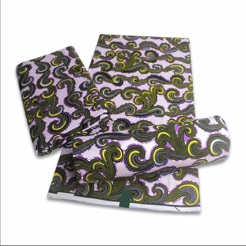 

Newest 6 Yards/lot Golden Wax African 100% Cotton Fabric 2021 High Quality Real Batik Ankara Print Fabrics For Sewing Wax-H0209