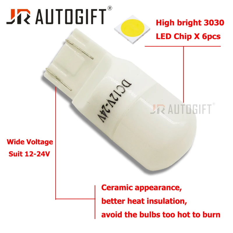 2 шт. Автомобильные светодиодные лампы 12-24 светодиодный S25 T20 1157 BAY15D P21/5 Вт - купить