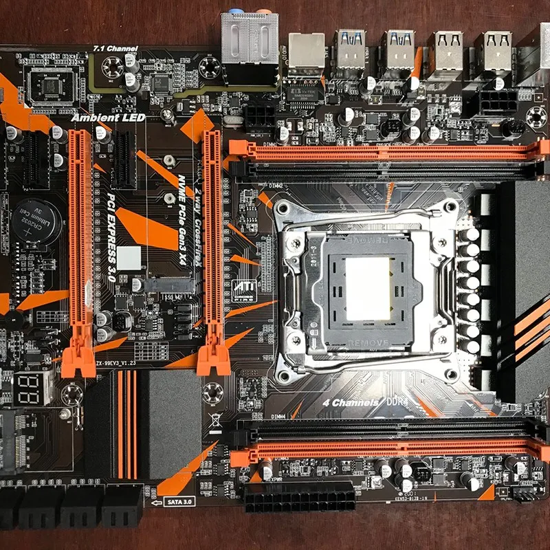 X99 LGA2011-V3 Профессиональный 4 канальный DDR4 настольного компьютера материнская