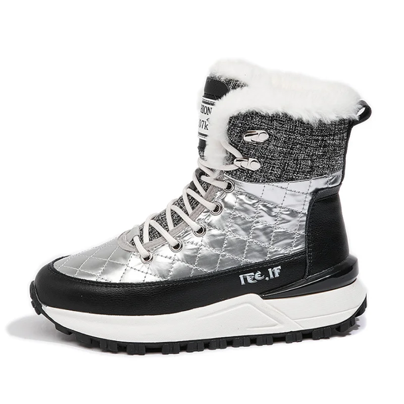 

Snow Boots Women's Winter 2021 New Style Plus Velvet Non-Slip Waterproof Lightweight Warm Casual Sports Short Boots