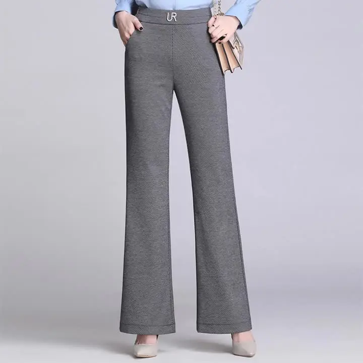 Новые зимние женские высококачественные хлопковые повседневные длинные брюки