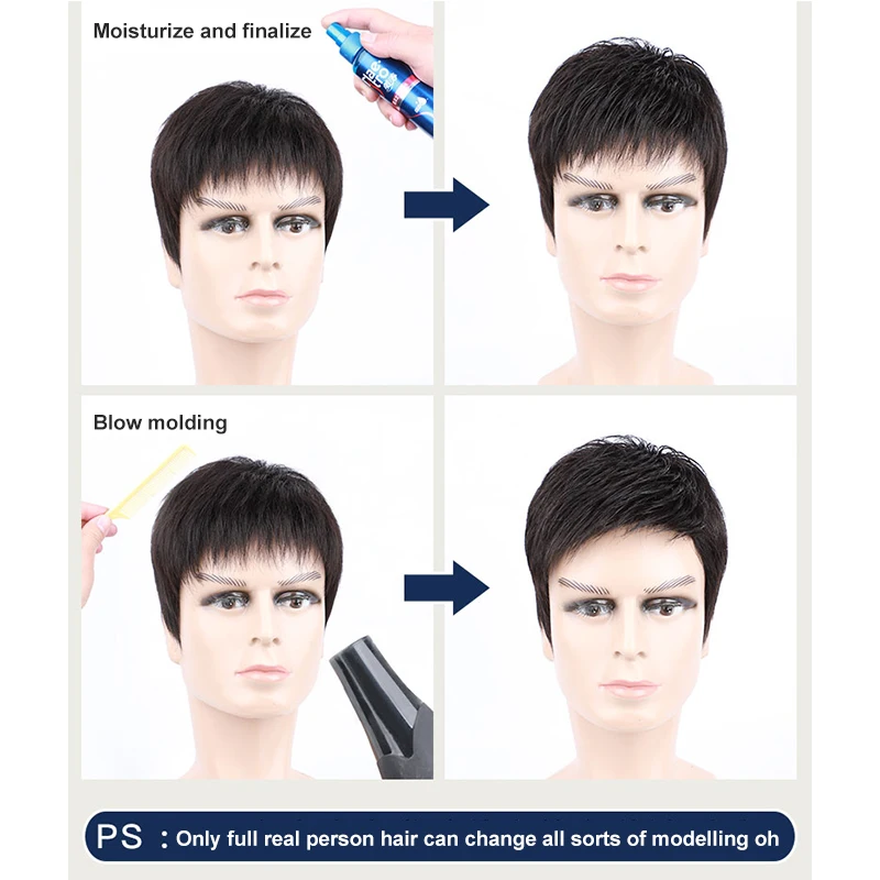 Рисунок 4 - Парик мужские короткие волосы 100%