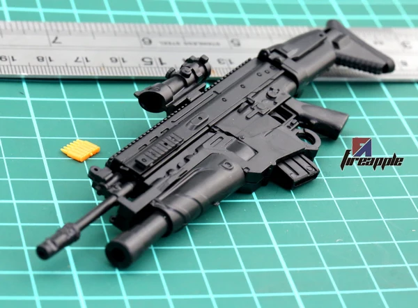 Штурмовая винтовка FN в масштабе 1:6 пистолет головоломка 1/6 модель оружия из