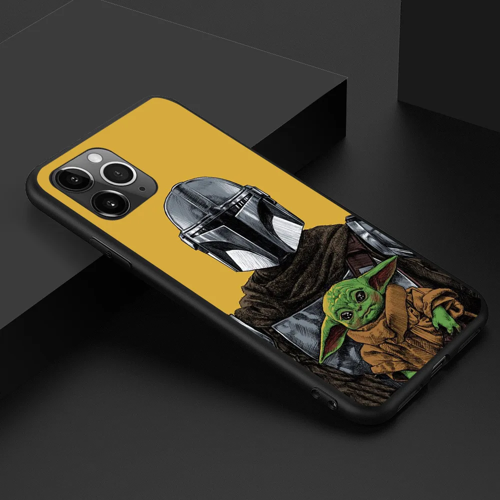 Милый милый чехол для телефона с изображением Йоды iPhone x XR Xs Max 8 7 6 Plus 11 pro max мягкий