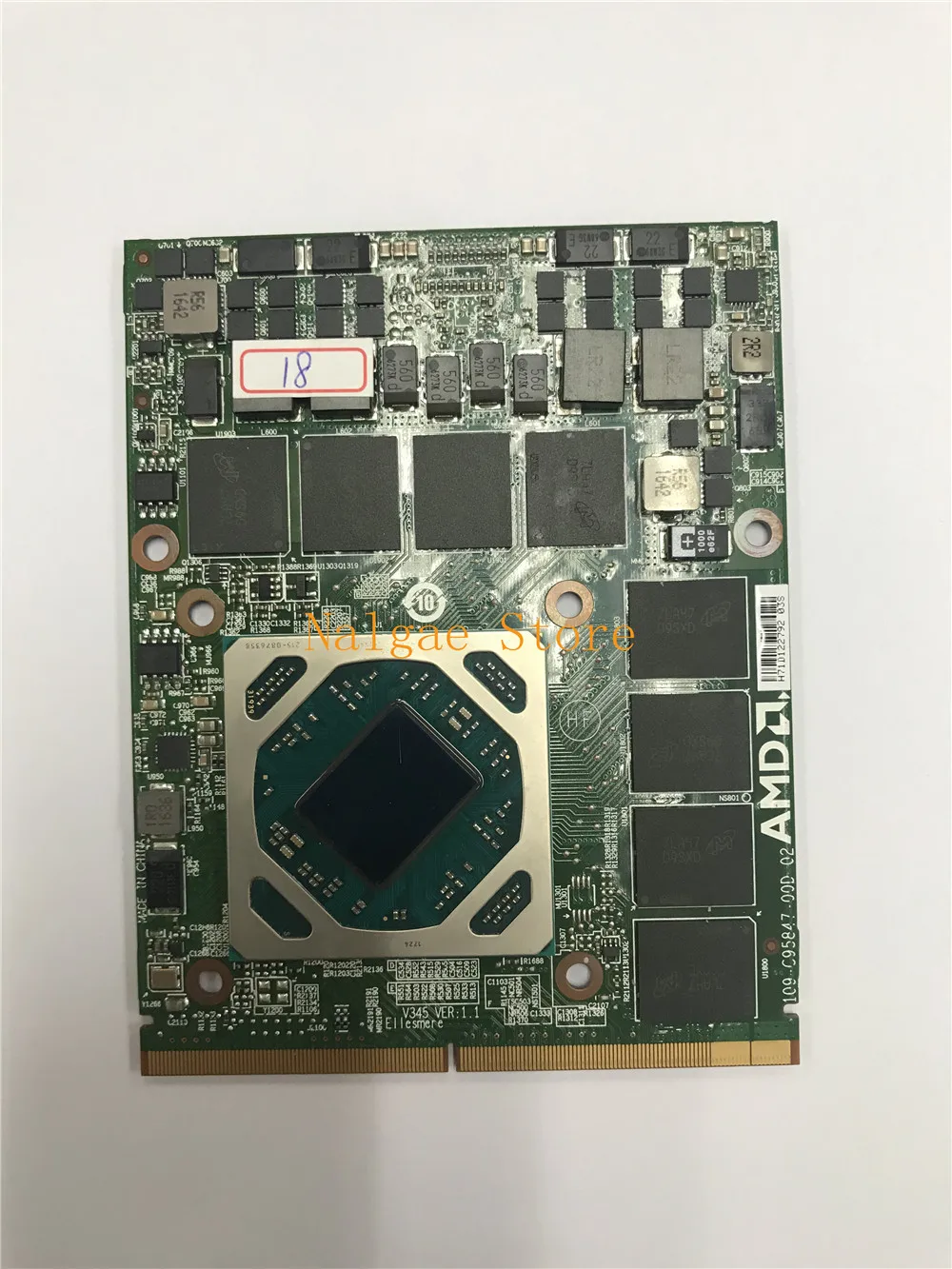 Оригинальная видеокарта FirePro AMD W7170M 4 ГБ 8 с X кронштейном 109 C95847 00C 02 Vedio для ноутбука