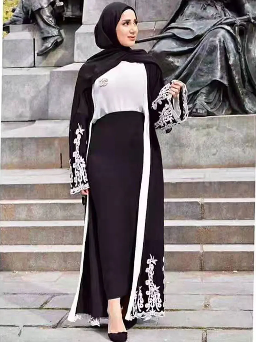 Vestidos Arabes Elegantes Абая для женщин Caftan Marocain Vestido Longo Festa Vestidos Arabes Elegantes Исламская одежда