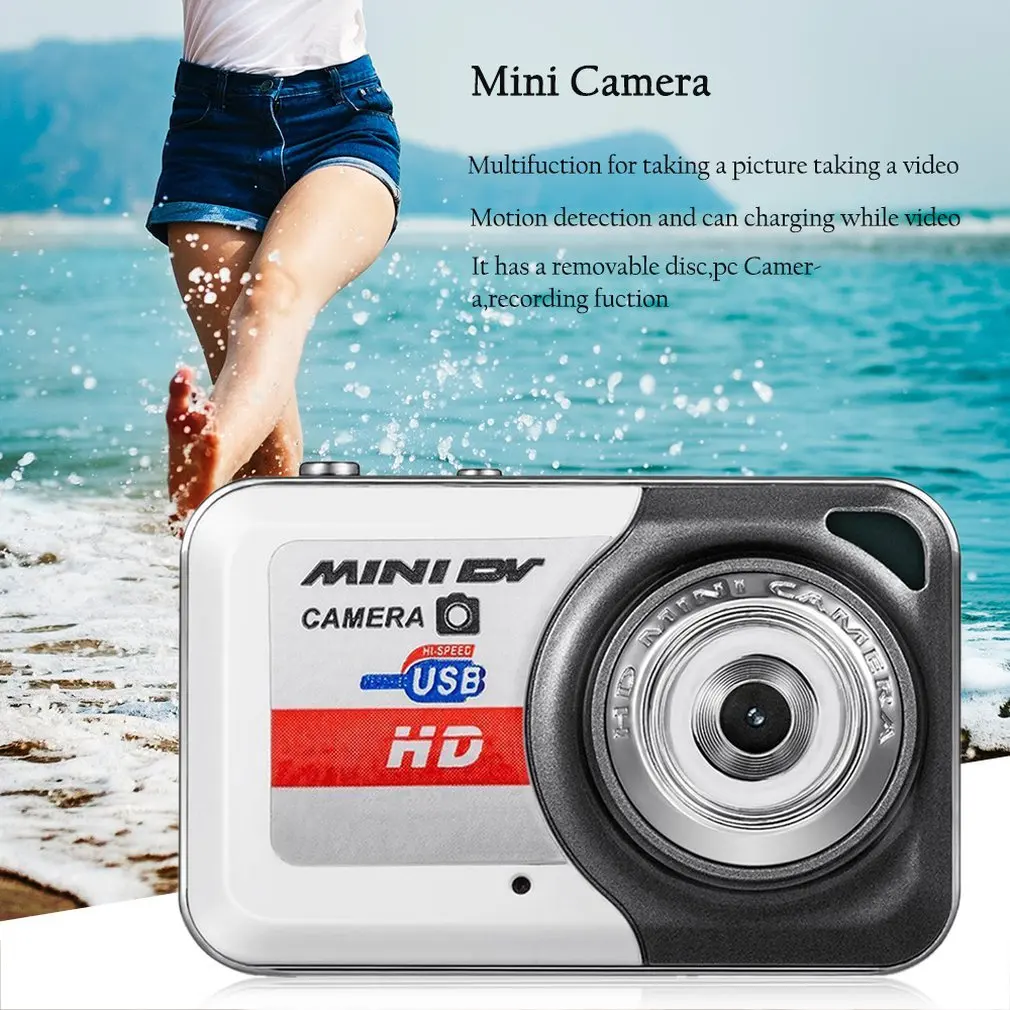 Портативная X6 цифровая камера Ultra HD мини камера 32GB TF карта w/Mic Цифровая видеокамера PC DV видеокамера съемка запись
