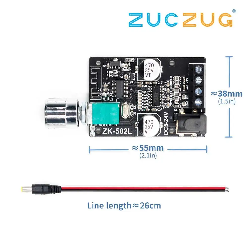 Мини версия 20 Вт 30 Вт 40 Вт 50WX2 Bluetooth 5,0 цифровой усилитель мощности с переключателем и регулируемым объемом