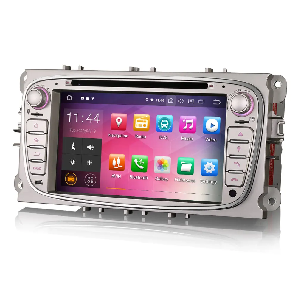 7 &quotAndroid 10 0 OS автомобильный DVD Мультимедиа GPS Радио система для Ford C Max 2008 2010 Mondeo 2007