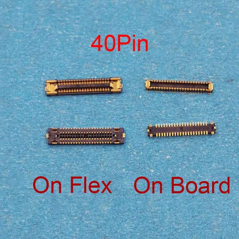 5 шт. 40Pin USB зарядное устройство FPC коннектор на материнской плате для Samsung Galaxy A40S A3050 A3058 A407F Разъем Порт