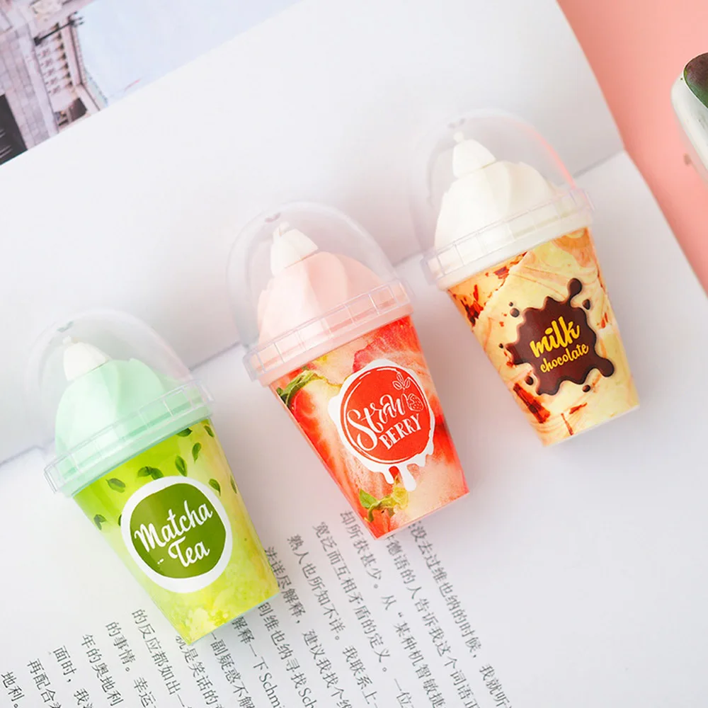 1 шт. мультяшная форма чашки для чая и молока пластмассовые коррекционные ленты