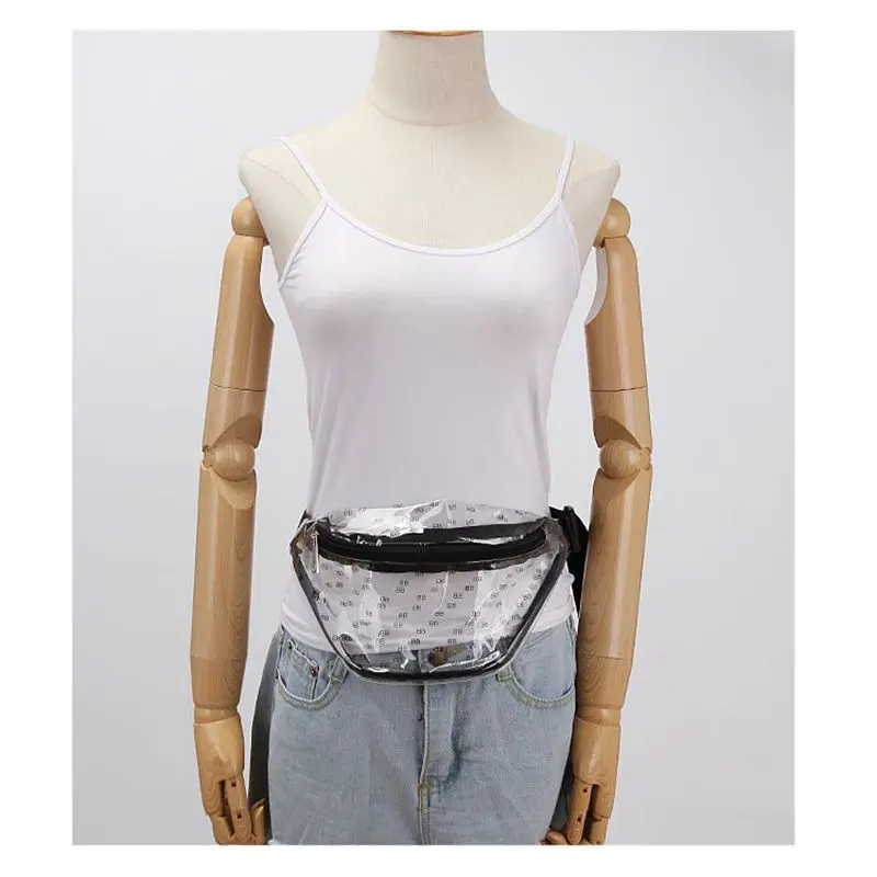 Женская прозрачная поясная сумка водонепроницаемая дорожная Повседневная