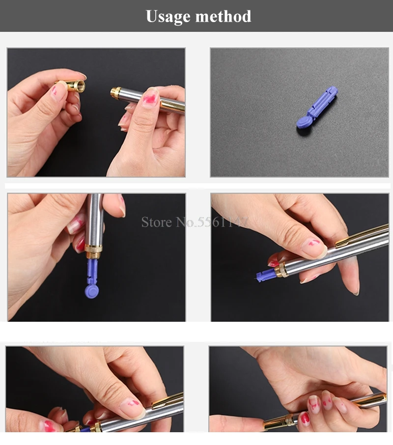 1 шт. держатель для глюкометра из нержавеющей стали