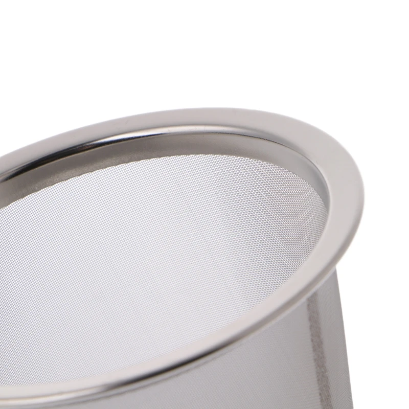 

Reusable Stainless Steel Mesh Tea Infuser Strainer Loose Tea-Leaf Spice Filter L5YE