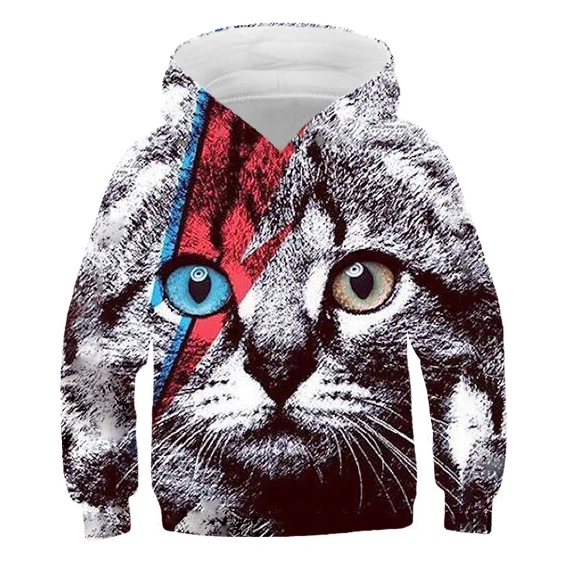 

3D hoodies for teen girls Hip-hop Cat Mouse baby boys clothes Sweatshirt autumn casual Cartoon Kawaii Long Streetwear Tops