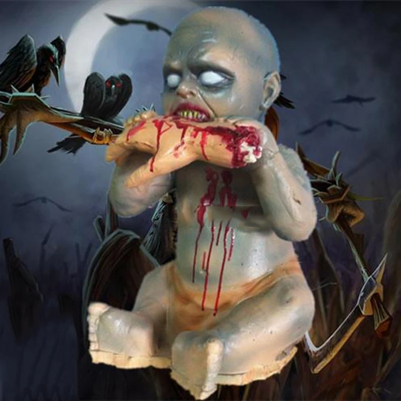 Хэллоуин Декор &quotУжасы&quot смерти ребенок ест ручной призрак жуткий вечерние