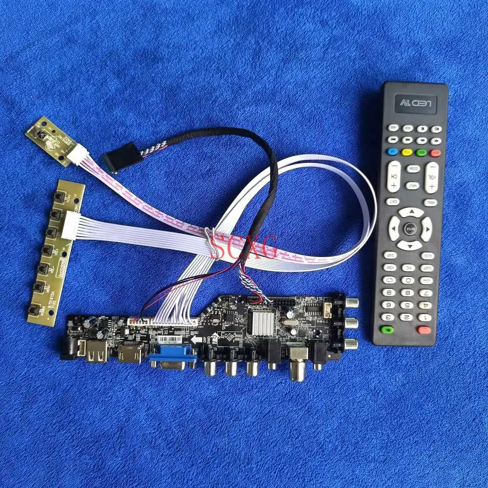 

Комплект для B116XW01/B116XW02/B116XW03 DVB AV VGA USB HDMI-совместимый цифровой сигнал 40 Pin LVDS экран привода плата ЖК светодиодный светодиод 1366*768
