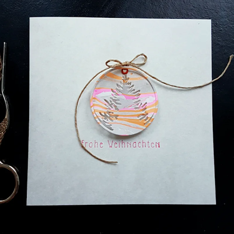 Металлические штампы для вырезания рождественской елки форма украшения