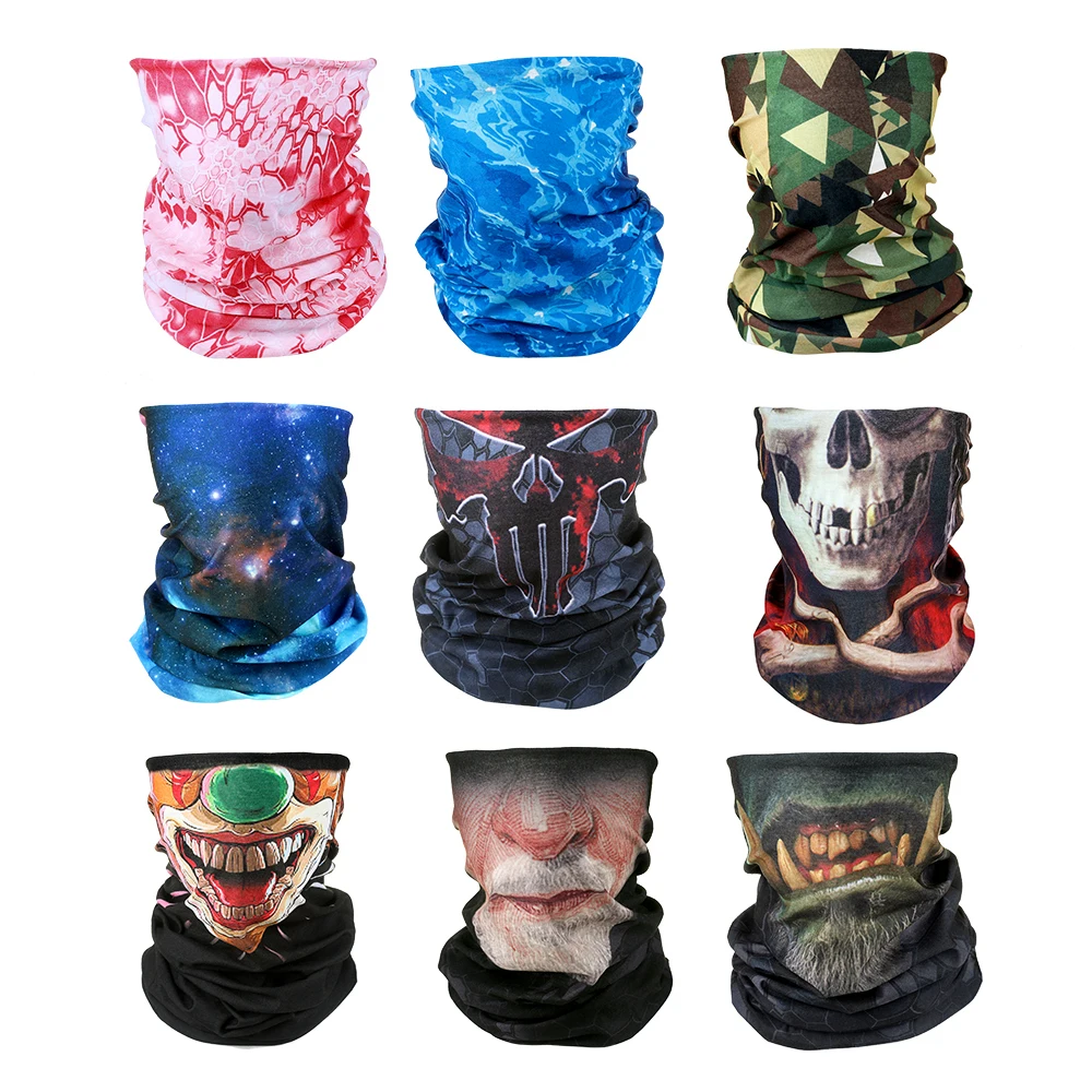 Магия Бандана Маска шеи теплые уход за кожей лица крышка для катания на