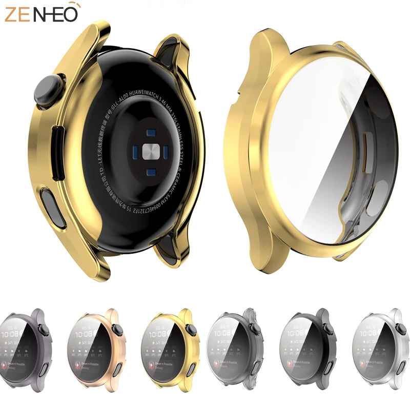 

Мягкий чехол для Huawei Watch 3/3Pro, защитная оболочка 46 мм 48 мм для Huawei Watch 3 46 мм, легкий бампер из ТПУ