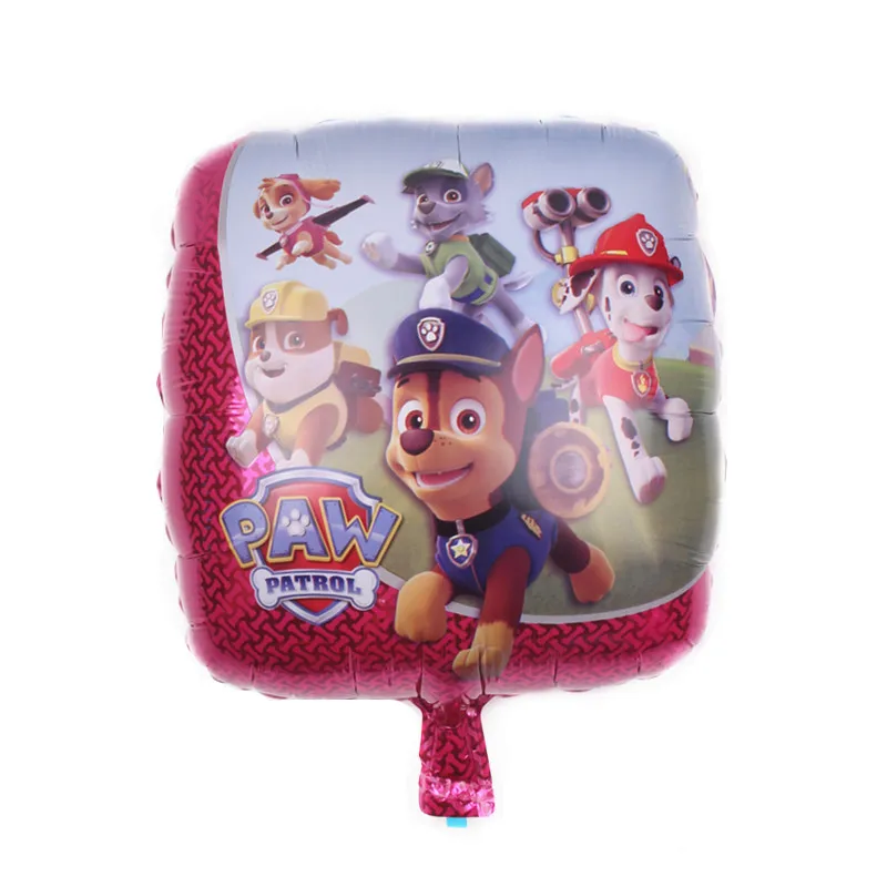 Горячая продажа 18 дюймов патруль собака стоящий воздушный шар из фольги