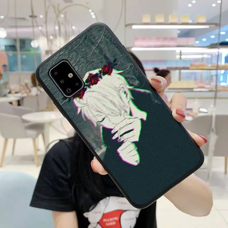 

Sad Japanese Anime Aesthetic Phone Case For Samsung A6 A7 A8 A10 A11 A20 A21 A30 A31 A40 A50 A70 A80 A91 Plus S E Cover