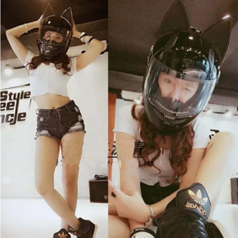 Мотоциклетный шлем для женщин мотоциклетный синий индивидуальный мотошлем с