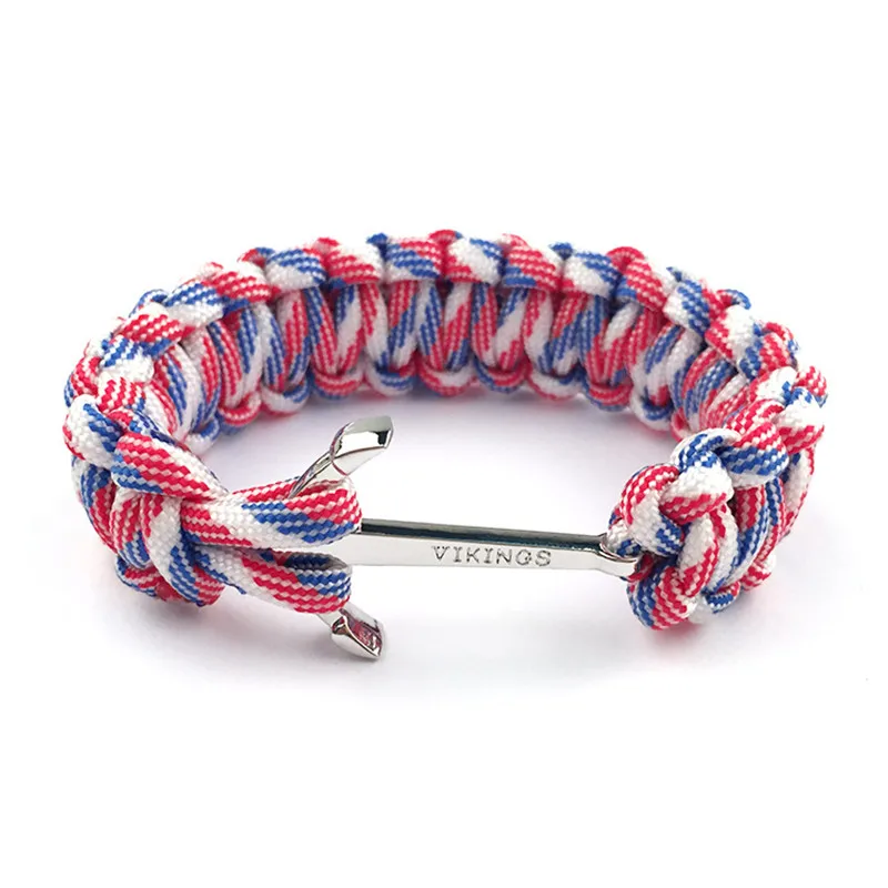 Браслет мужской для выживания на природе веревочные браслеты с зонтиками