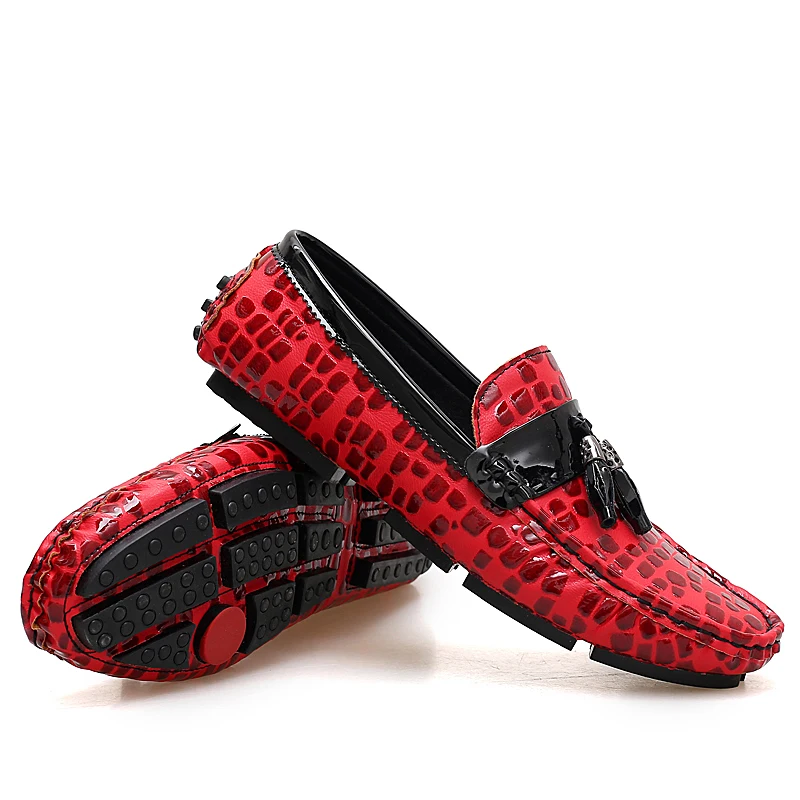 

2020 Loafer Shoes Men Casual Shoes Breathable Leather Loafers Shoes For Men Driving Moccasins Comfortable Slip On Tassel Shoe