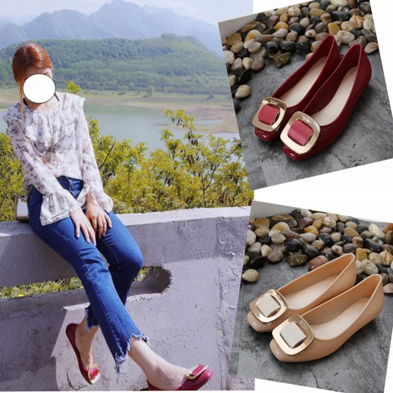 Новинка 2019 модные красные туфли с квадратным носком в стиле ретро