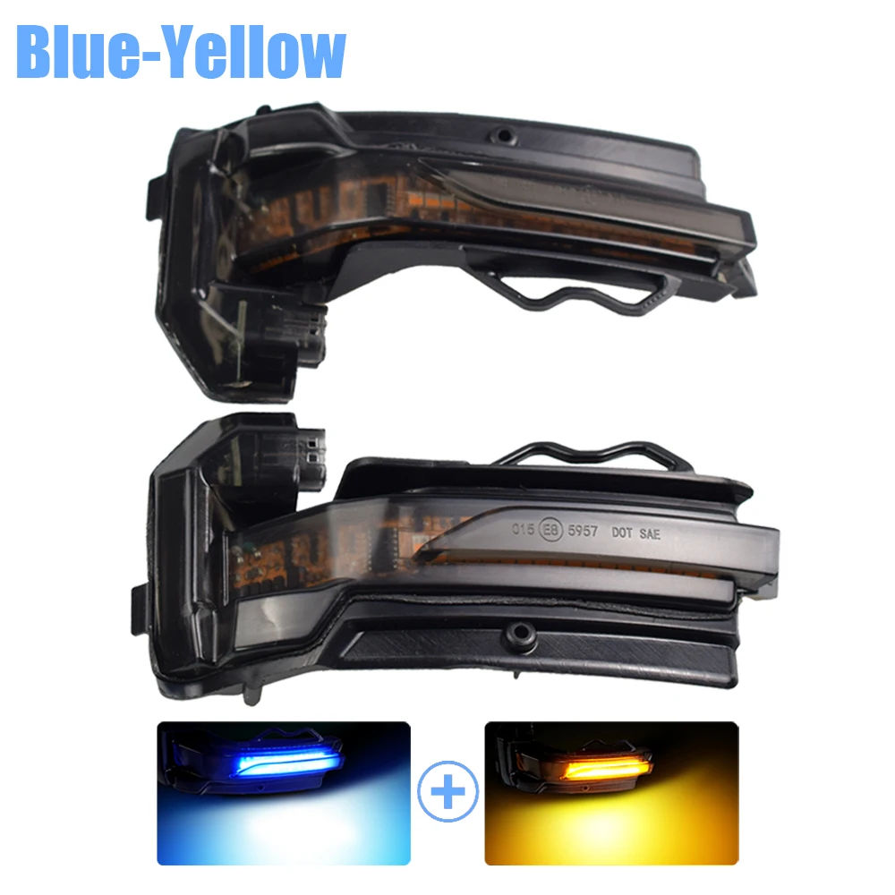 

2pcs LED Dynamic Mirror Indicator Light For AUDI Q2 2018-2020 Q3 2019-2020 Flowing Turn Signal Blinker Lamp