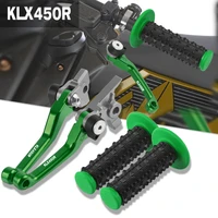 dirt bike handle grips handlebar grip brake clutch lever for kawasaki klx450r 2008 2009 2010 2011 2012 2013 2014 2015 2016