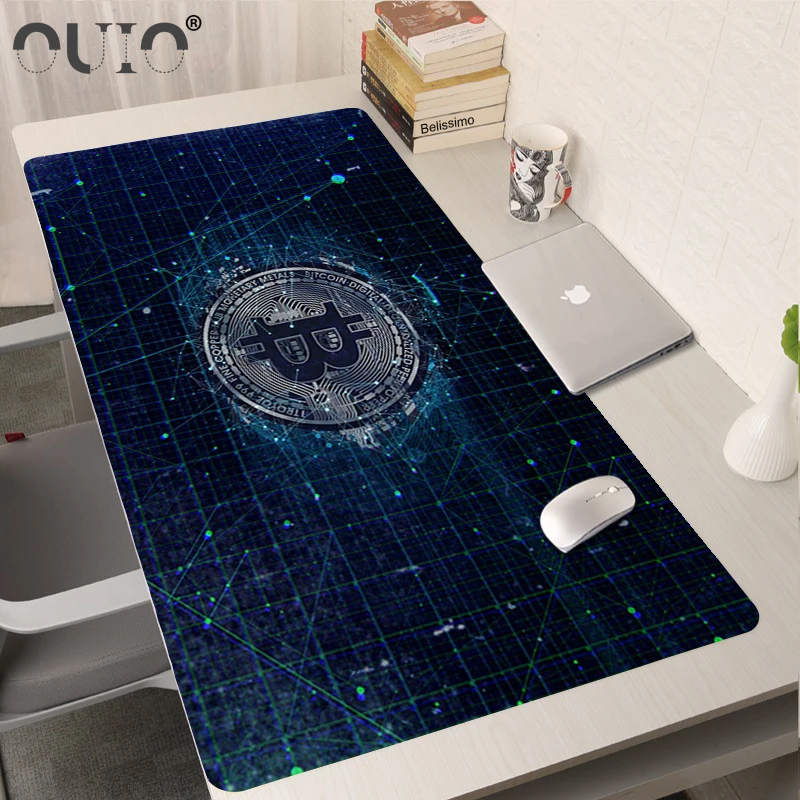 

OUIO Mouse Pad Gaming Computer Mouse Pad Gamer Xxl 90X30 Mouse Pad Table Pad Kawaii Gaming Accessories Table Pad Mouse Pad 30x80