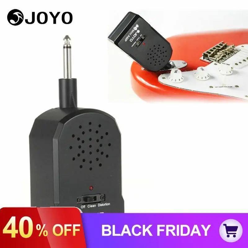 JOYO JA-01 портативный мини-гитарный разъем для усилителя наушников гитарные аксессуары с настройками чистоты и искажений