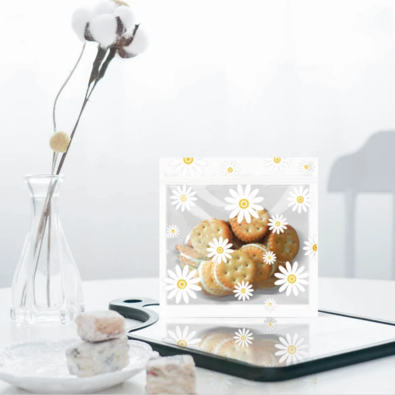 50 шт. рождественские конфеты подарка печенья замка застежка-молнии пластиковые