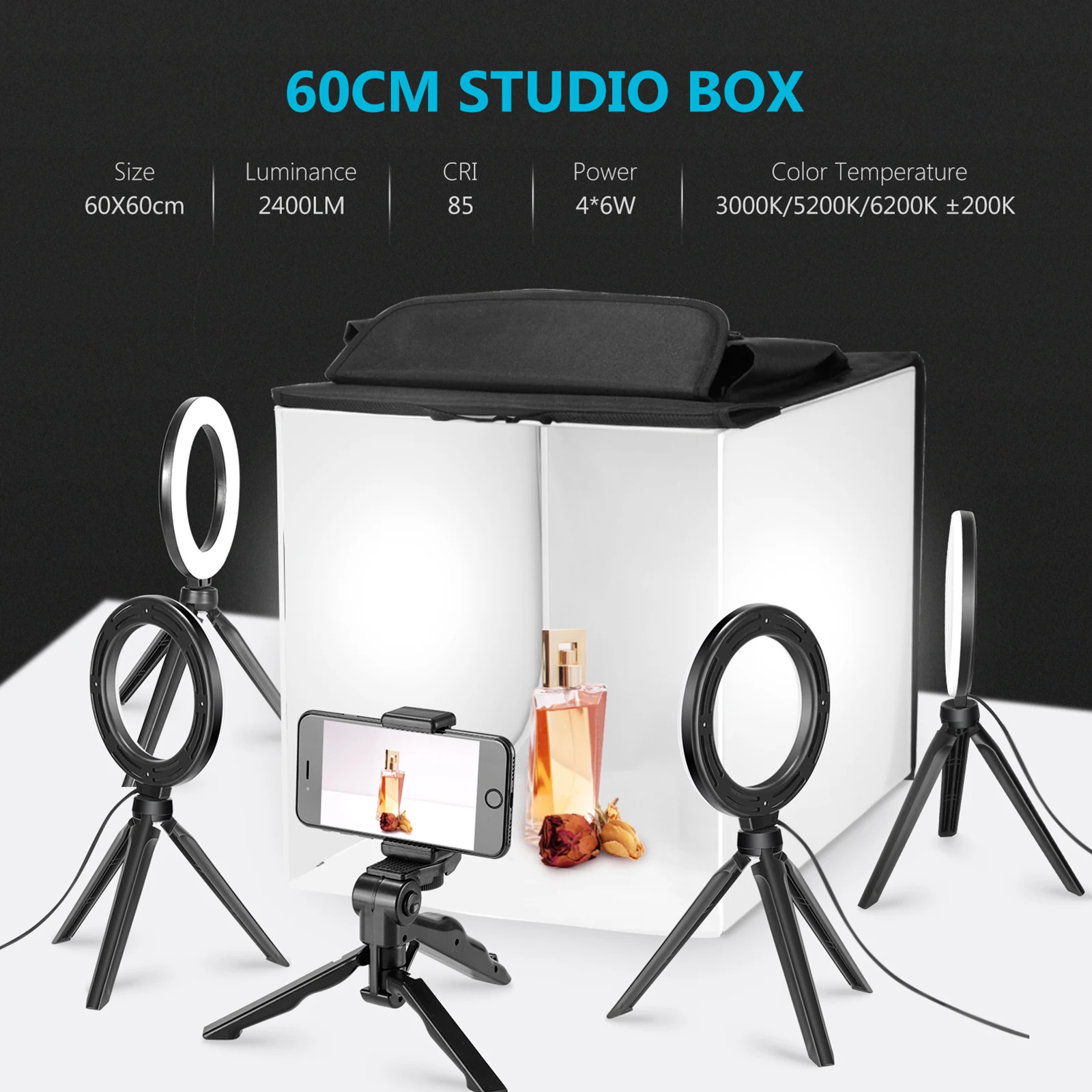 Коробка для фотостудии Neewer световой короб фотографий с непрерысветильник Том со