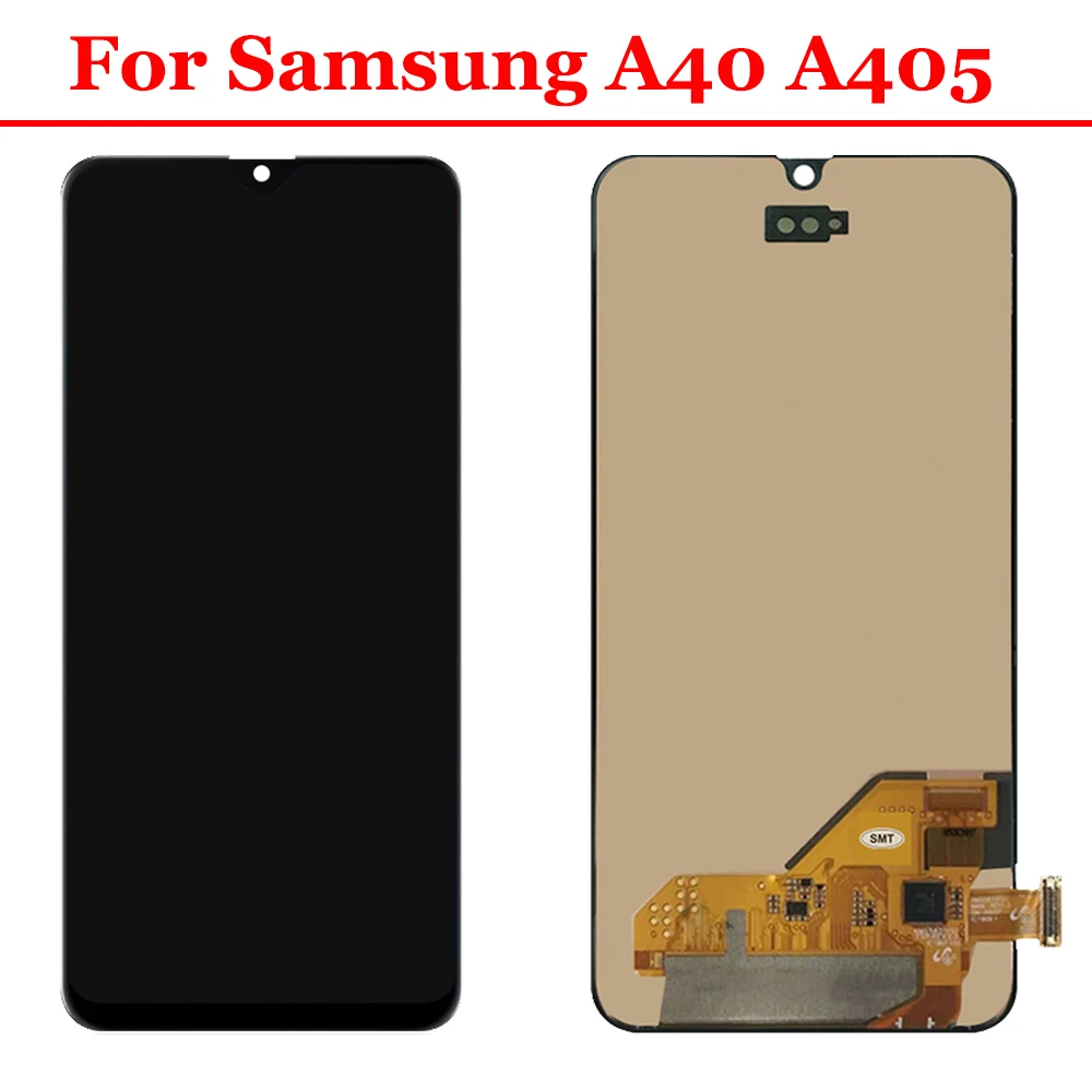 

5.9" AMOLED Display for Samsung Galaxy A40 A405 SM-A405FN/DS A405F/DS LCD Display Touch Screen Digitizer assembly For A40