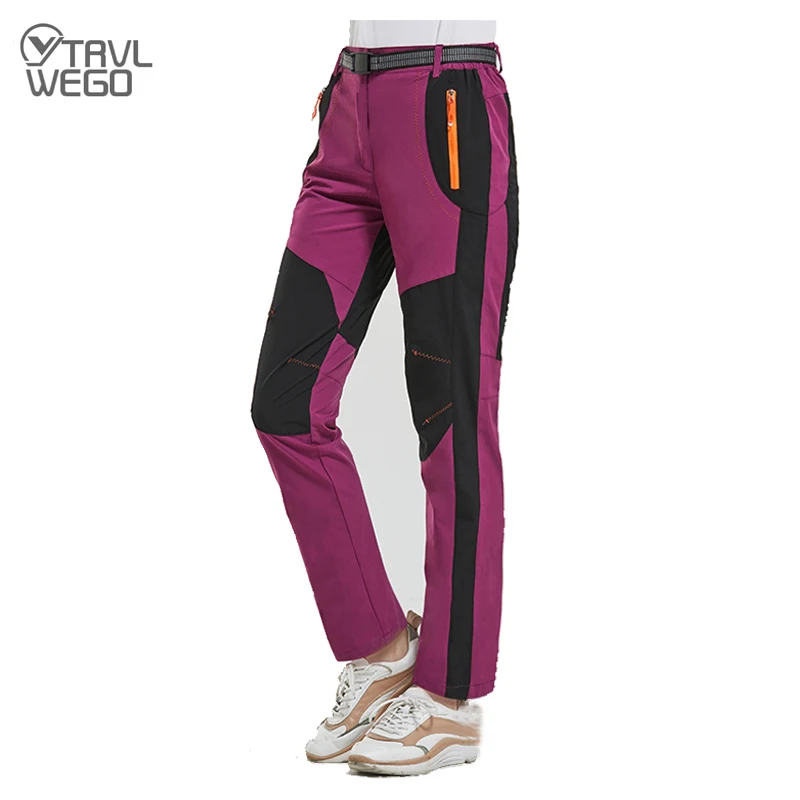 Брюки TRVLWEGO женские уличные эластичные быстросохнущие Ультралегкие спортивные