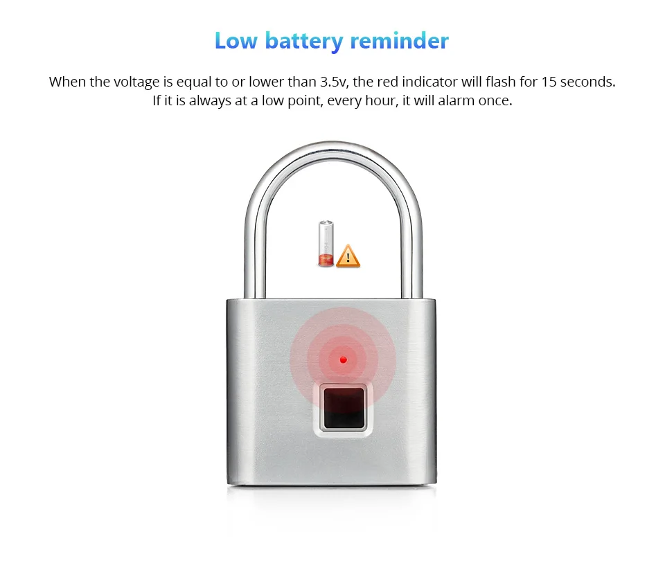 ZWN H1 БЕСКЛЮЧЕВОЙ USB Перезаряжаемый отпечаток пальца умный замок Быстрый разблокировка дверной замок металлический саморазвивающийся чип из цинкового сплава