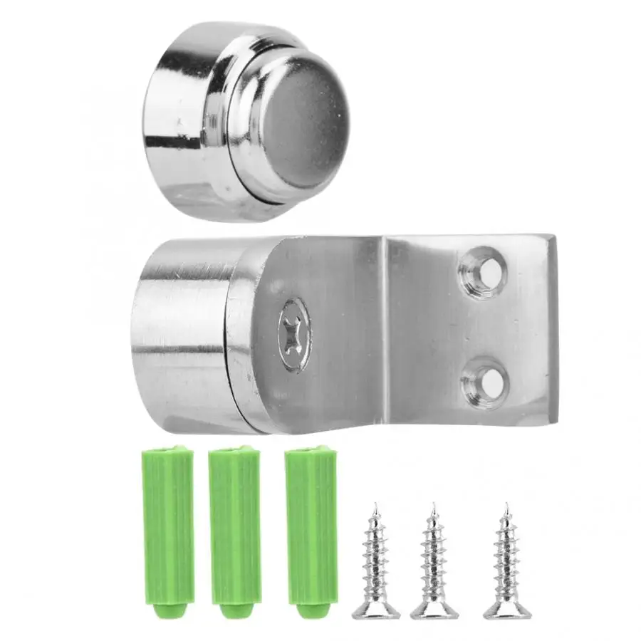 Сильная Магнитная дверная Стопорная пробка из цинкового сплава магнитная