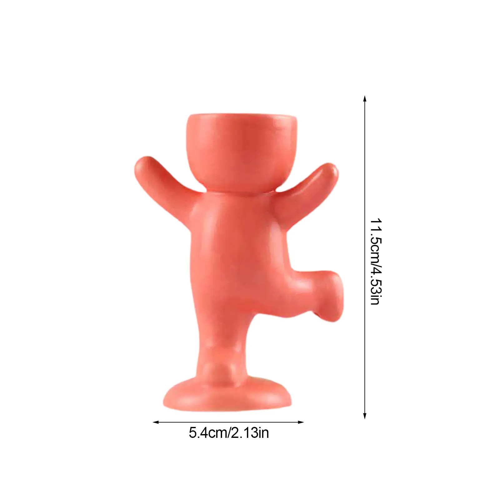 

Human Shaped Plant Pot Ceramic Cactus Planter Mini Plant Pots Creative Display Room Decorative Mini Flowerpot Garden Supplies