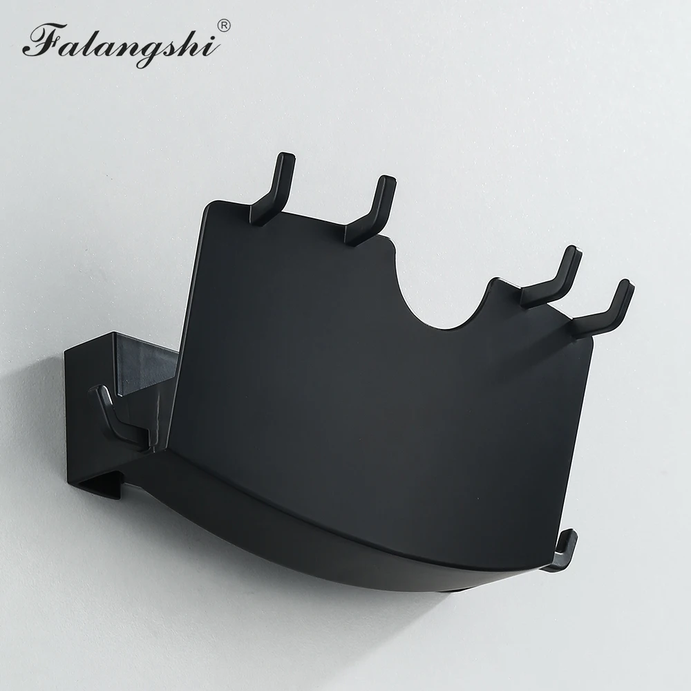 Falangshi космическая алюминиевая стойка для крышек кастрюль с крючками подставка