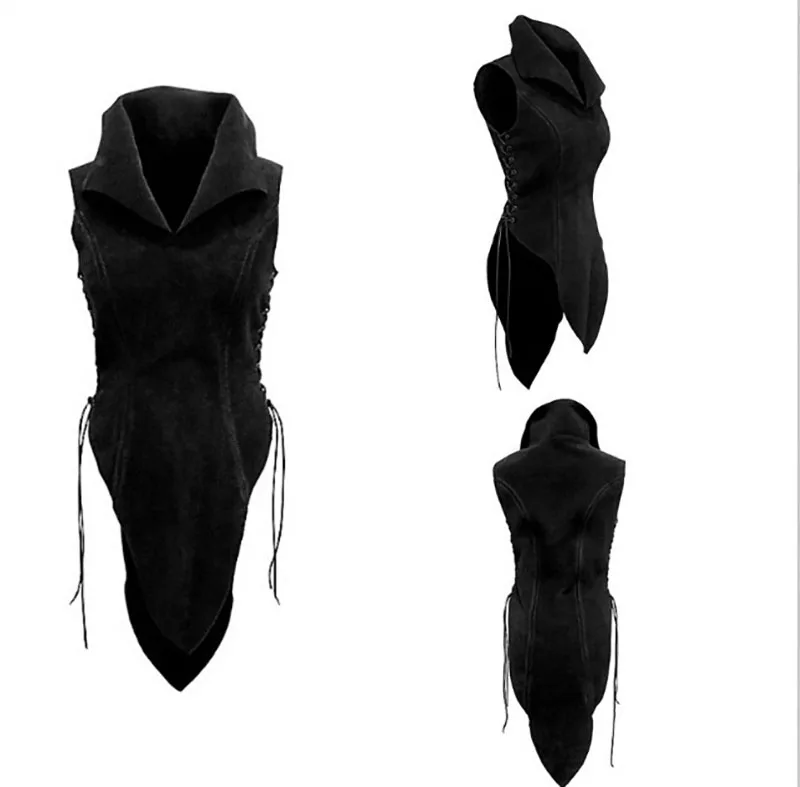 Жилет замшевый средневековый с рисунком эпохи Возрождения| |