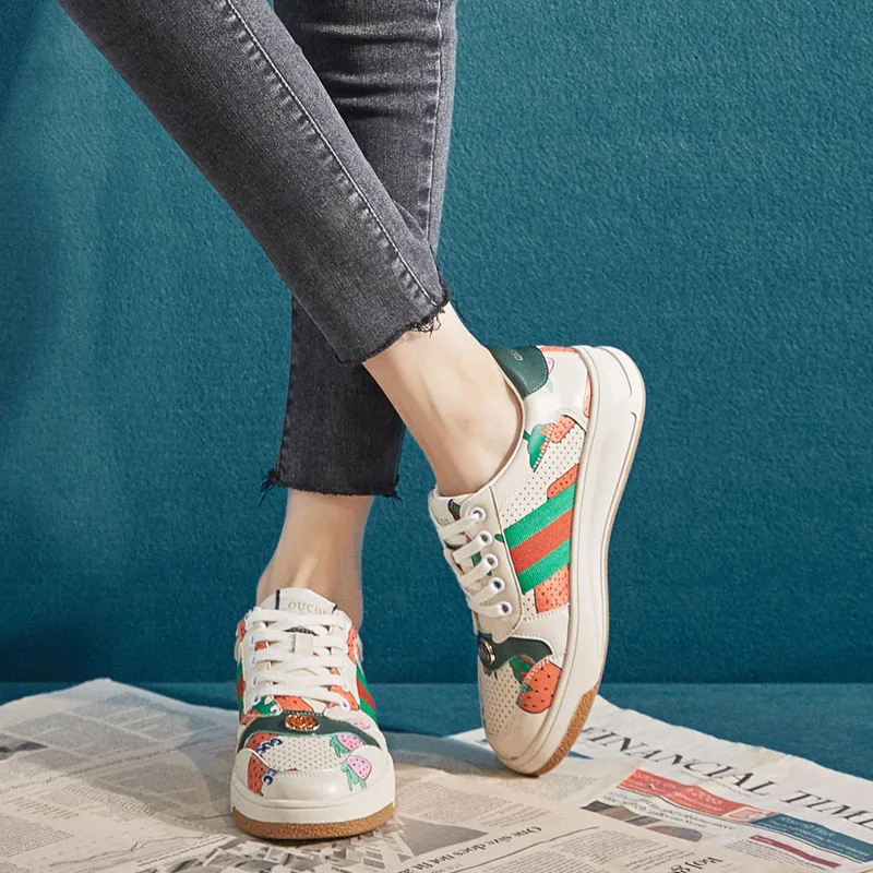 Женские кроссовки из искусственной кожи модная повседневная женская обувь