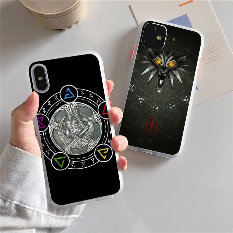 

Hot Game W-Witcher Phone Case For iphone 13 12 11 xr xs x 7 8 pro max Plain Soft TPU Silicone Clear Case Cover